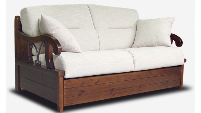 divani letto in legno